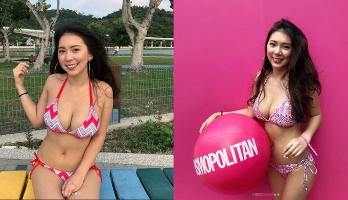 淡江法文正妹學姐又甜又巨!大尺度比基尼超載「兩粒浮球ㄤ在那」要爆開啦!(17P)